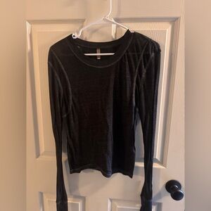 FP Movement by Free People Black Long Sleeve Top